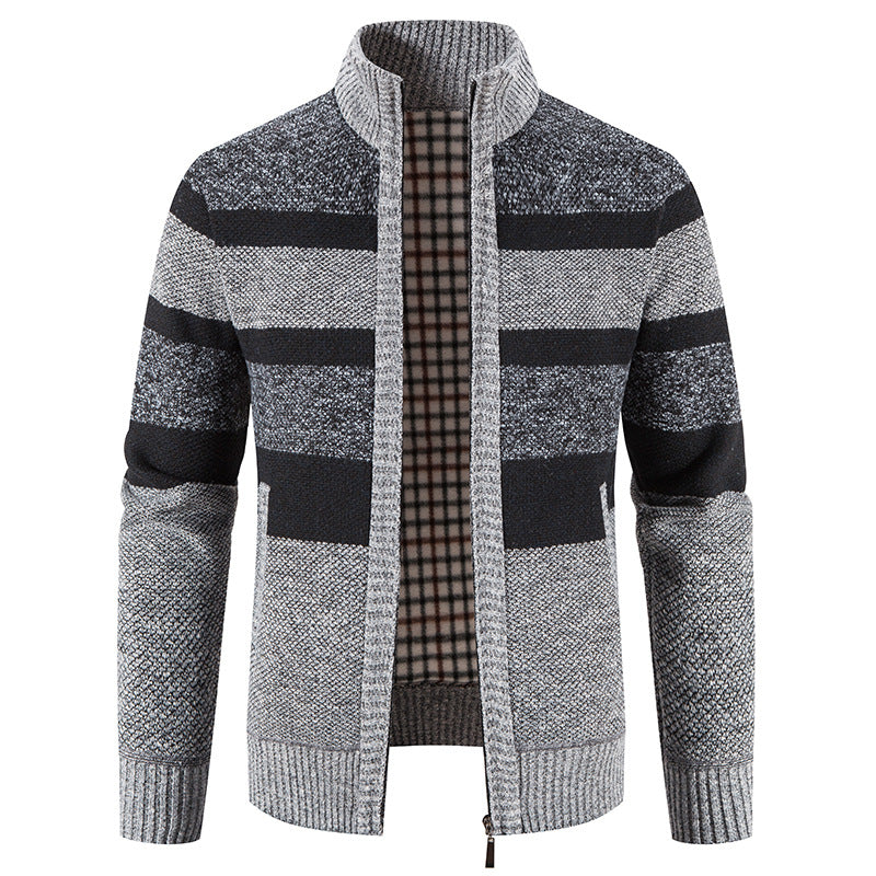 Herren Strickjacke Karomuster Modern Trendig