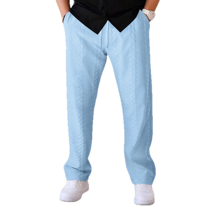Herren Freizeithose Elegant mit Elastischem Bund Modern