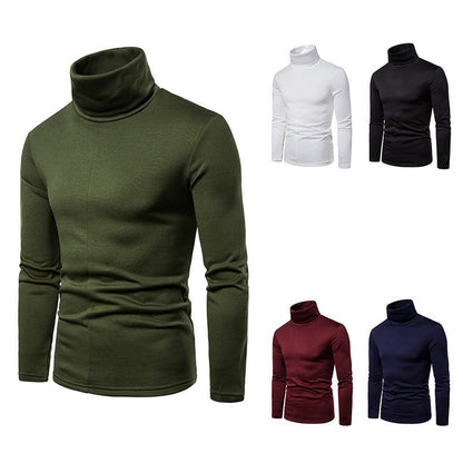 Herren Rollkragenpullover Weiches Strickmaterial Modern - BerlinGlamour