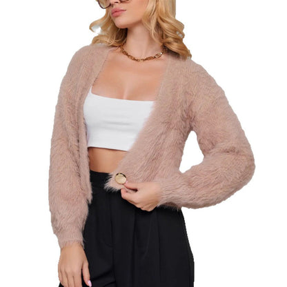 Weiche Strickjacke Damen Oversized Flauschig