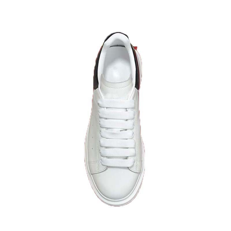 Damen Sneaker Sportlich Lederspitze Weich gepolstert