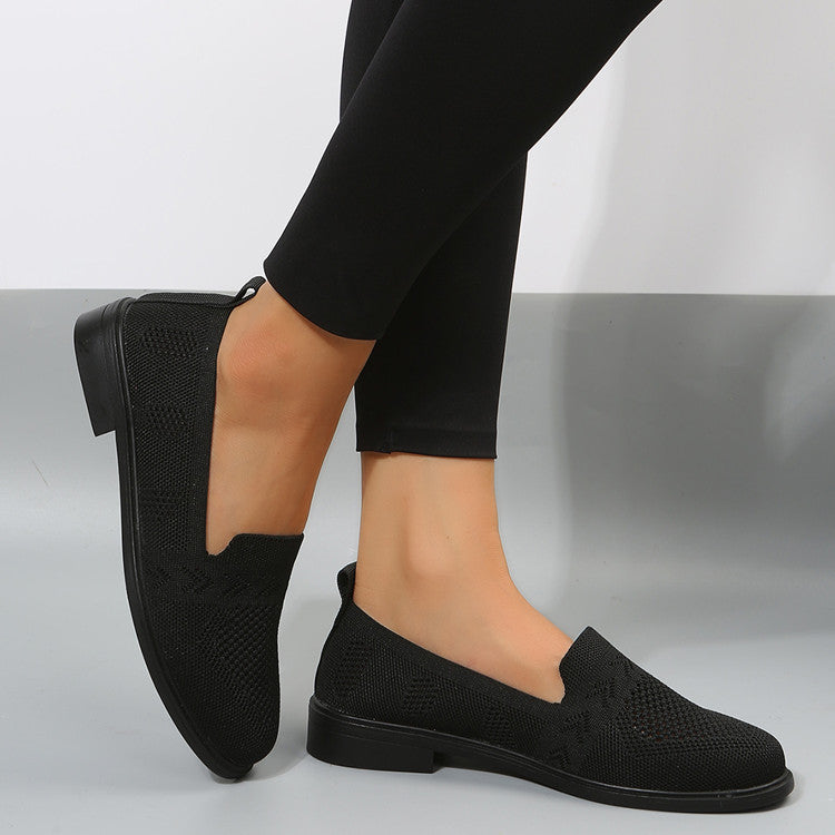 Damen Sneaker Luftig Atmungsaktiv Netzmaterial Weiße Sneakers