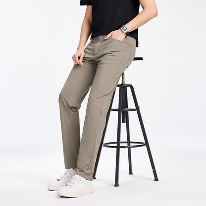 Herren Slimfit Chinohose Stretch mit Taschen Modern - BerlinGlamour