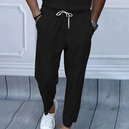 Herren Freizeithose Bequem Elastisch Sportlich