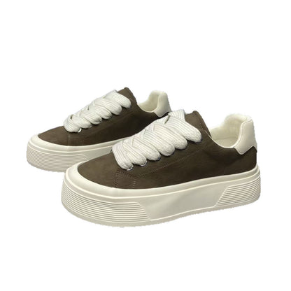 Damen Sneaker Hochplateau Bequem Modisch
