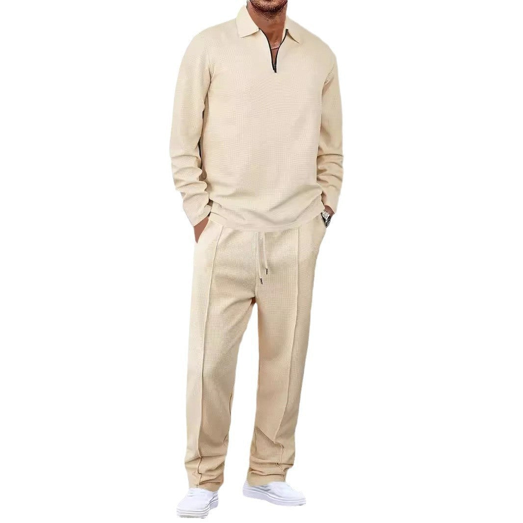 Herren Sport-Set Atmungsaktiv Waffelstoff Elastischer Bund