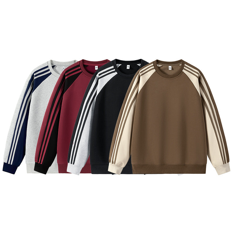 Herren Raglan Sweater Sportlich Mehrfarbig - BerlinGlamour