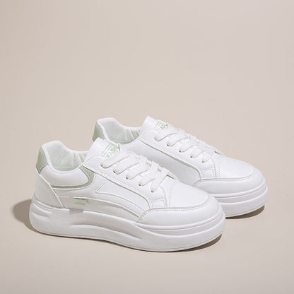 Damen Plateausneaker Hoch mit Weicher Sohle Moderne Design