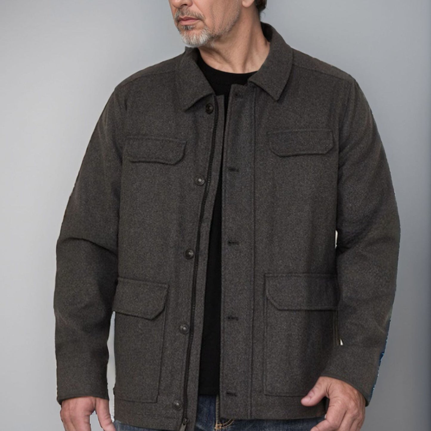 Herren Jacke Modern mit vielen Taschen Berlin Style
