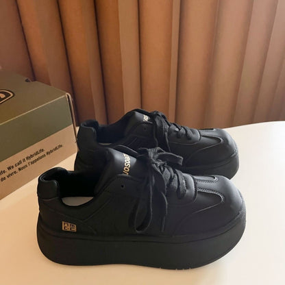 Damen Plateau Sneaker Bequem Urban Mode