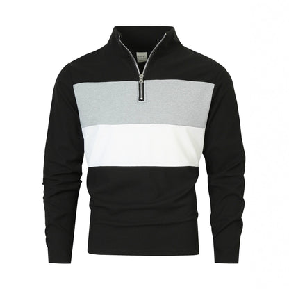 Herren Pullover Zip Modisch Komfortabel Sportlich