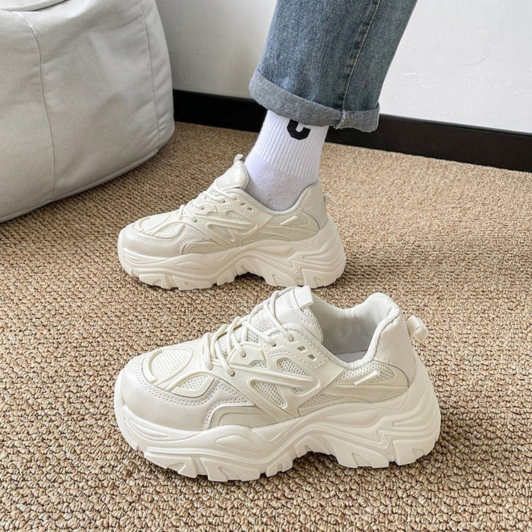 Damen Sneaker Chunky Atmungsaktiv Komfort Schuhe