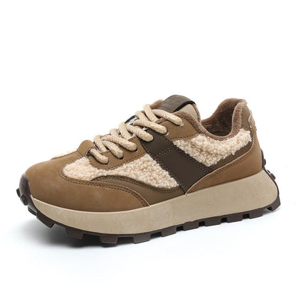 Damen Sneaker Sportschuhe Warmfutter Rutschfest