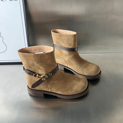 Damen Stiefel Short Boots Elegant Schnürsenkel Komfortabel