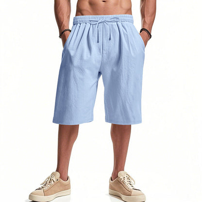 Herren Cargo Shorts Bequem Elastisch Große Taschen