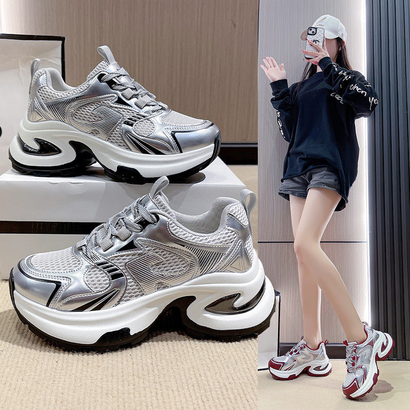 Damen Sneaker Sportlich Atmungsaktiv Moderne Schuhe - BerlinGlamour