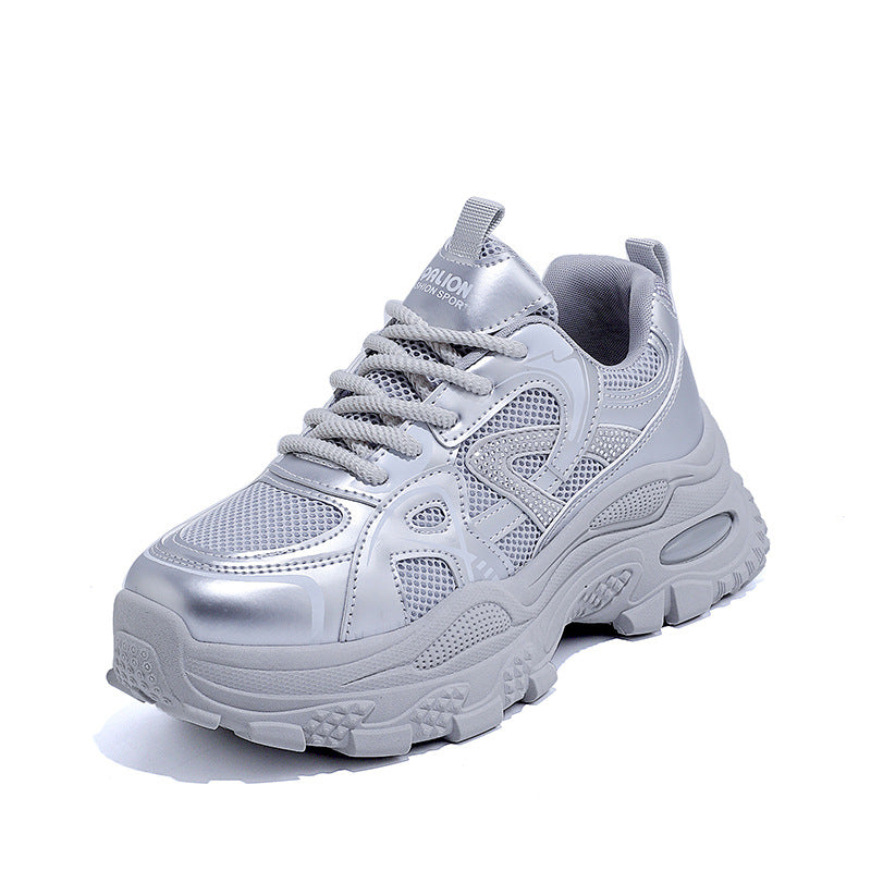 Damen Laufschuhe Leicht Mesh Sneaker mit Dämpfung