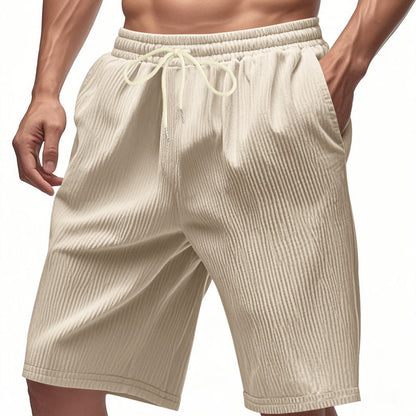 Herren Shorts Bequem Elastisch Mit Seitentaschen