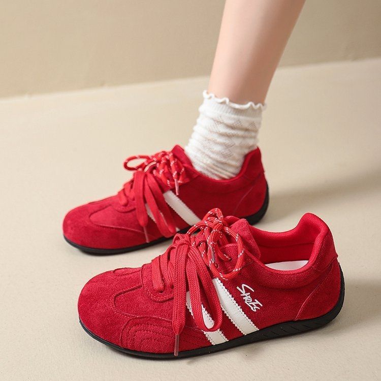 Damenschuhe Sneaker Sportlich Atmungsaktiv Gummisohle