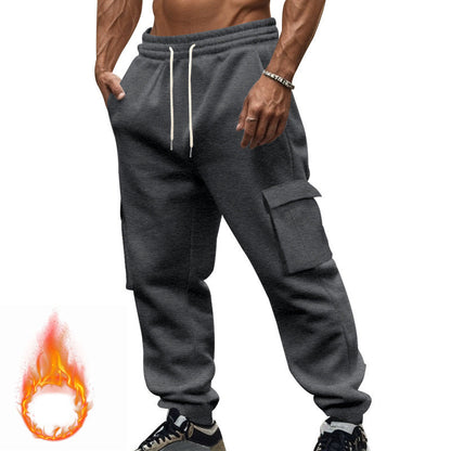 Herren Jogginghose Cargo Bequem mit Seitentaschen