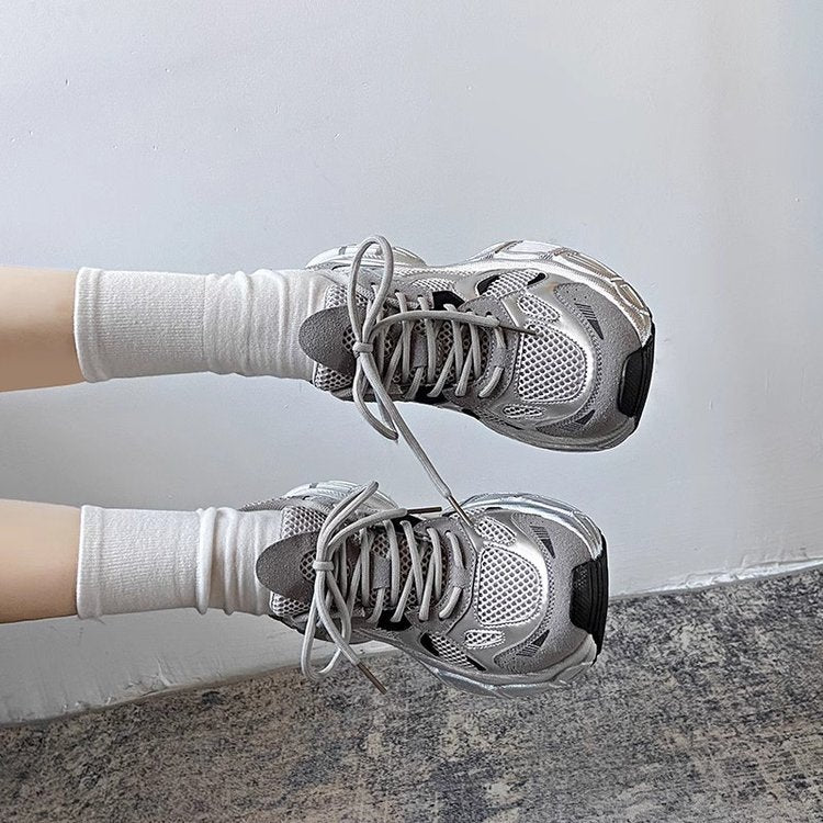 Damen Sneaker Laufschuhe Atmungsaktiv Komfortabel