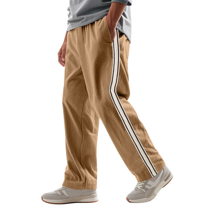Herren Sporthose mit Streifen Komfort Fit Sportlich