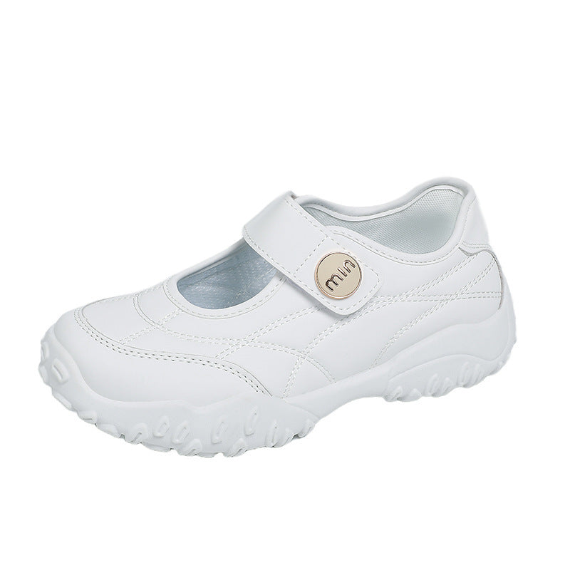 Damen Freizeitschuhe Bequem mit Klettverschluss Modisch