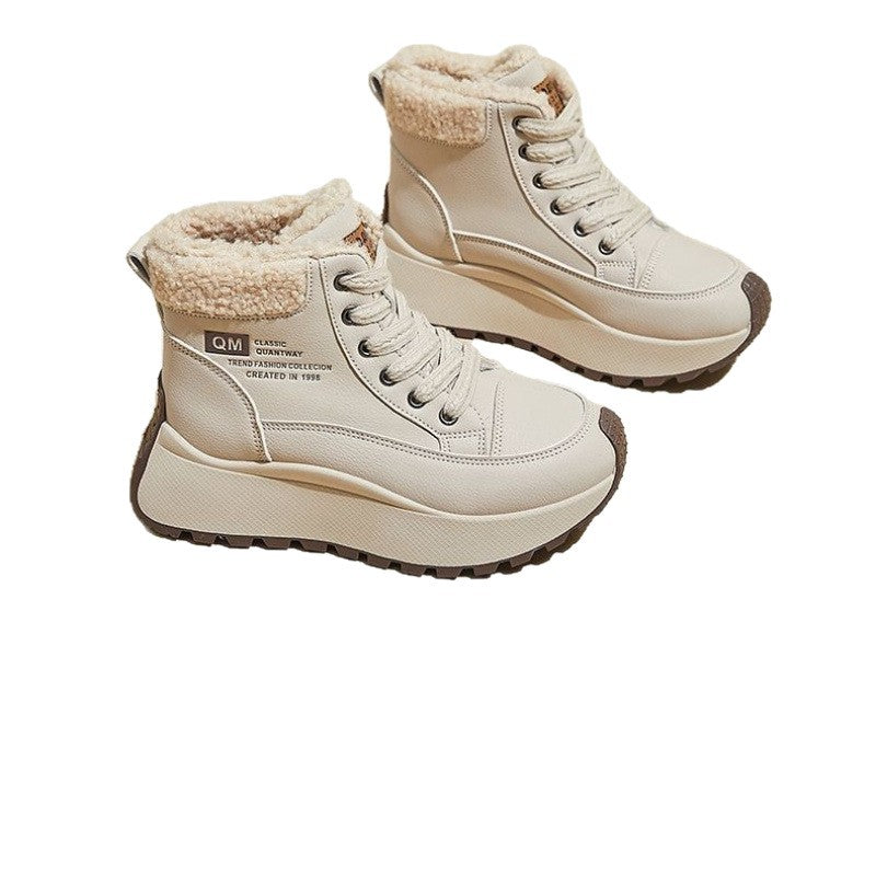 Damen Sneaker Warm Winter Schuhe Sportlich Rutschfest