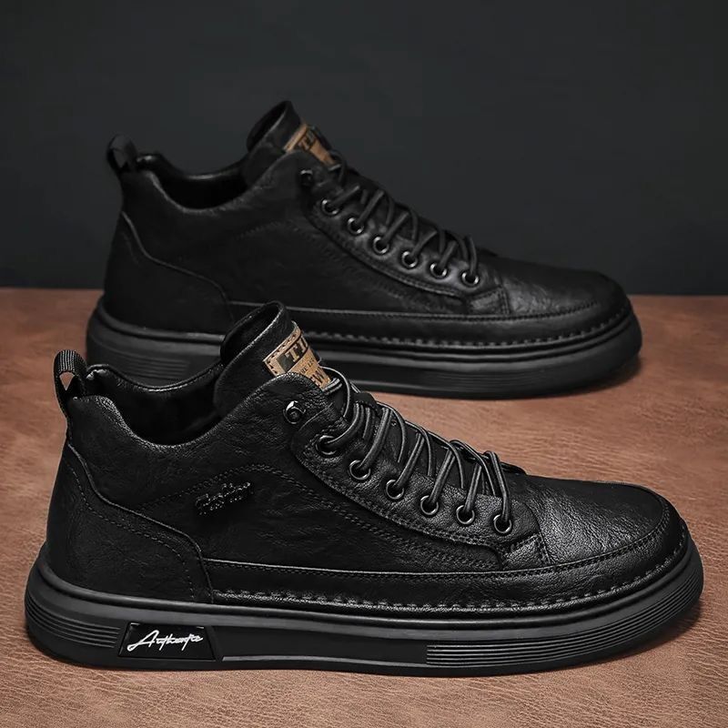 Damen Sneaker High-Top Strapazierfähig Robust Schwarz