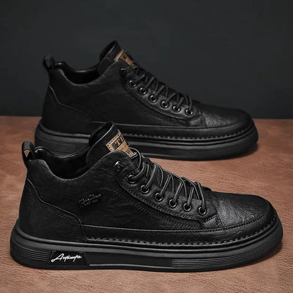 Damen Sneaker High-Top Strapazierfähig Robust Schwarz