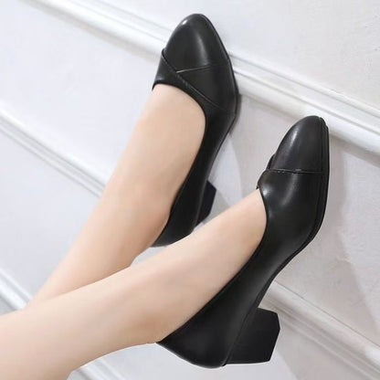 Damen Pumps Blockabsatz Elegante Bequem