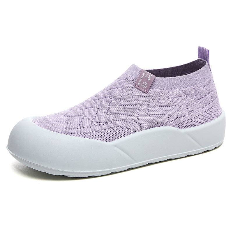Damen Sportschuhe Bequem Slip-On Stoßdämpfend Sneaker