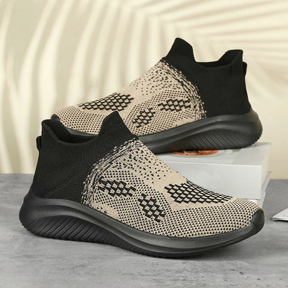 Damen Sneaker Knöchelhoch Atmungsaktiv Elastisch