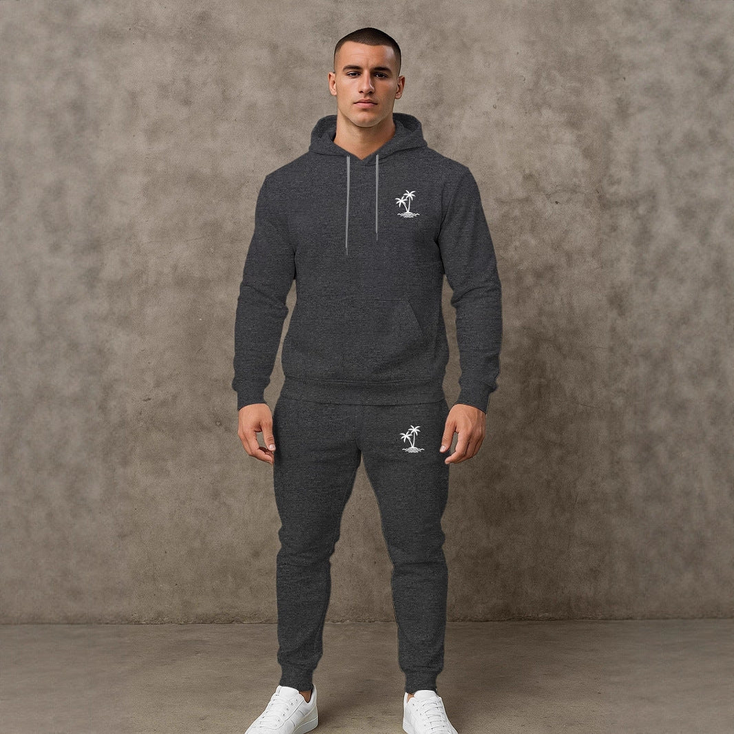 Herren Hoodie Set Bequem Jogginghose Sportlich