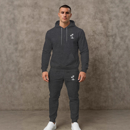 Herren Hoodie Set Bequem Jogginghose Sportlich