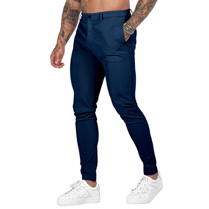 Herren Chino-Hose Slim Fit Stretch Bequem Elegant