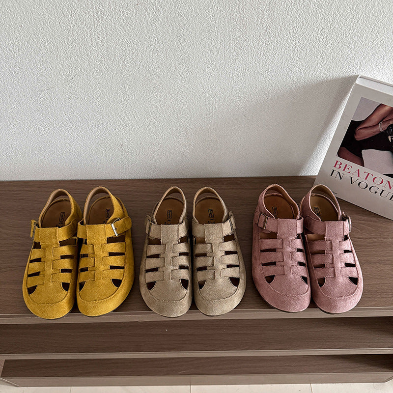 Damen Clogs Bequem atmungsaktiv mit Riemchen