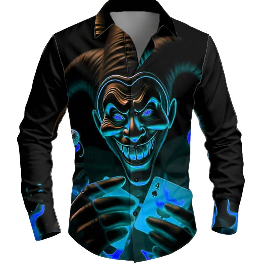 Herren Hemd mit coolem Comic Design Berlin Style
