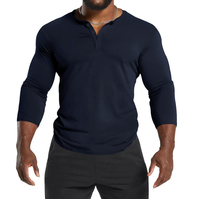 Herren Langarmshirt Atmungsaktiv Moderner Schnitt