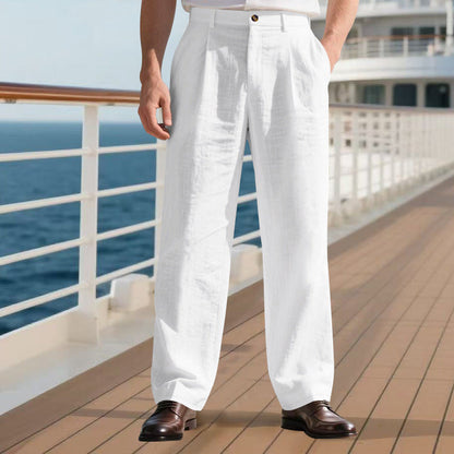 Herren Freizeithose Bequem Weich Schnittfrei