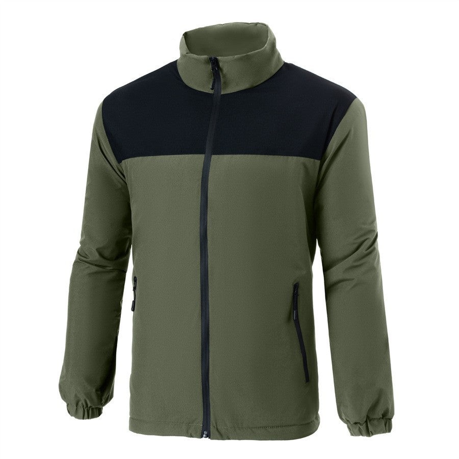 Herren Übergangsjacke Warm Isolierend Hoher Kragen