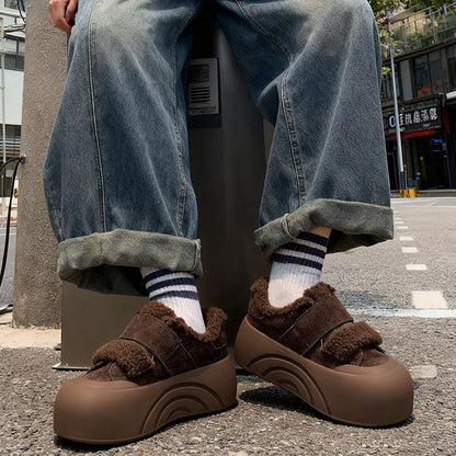 Damen Sneaker Sportlich Kuschelig Fellfutter