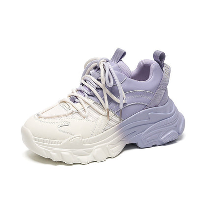 Damen Sport-Sneaker Chunky atmungsaktiv elastisch