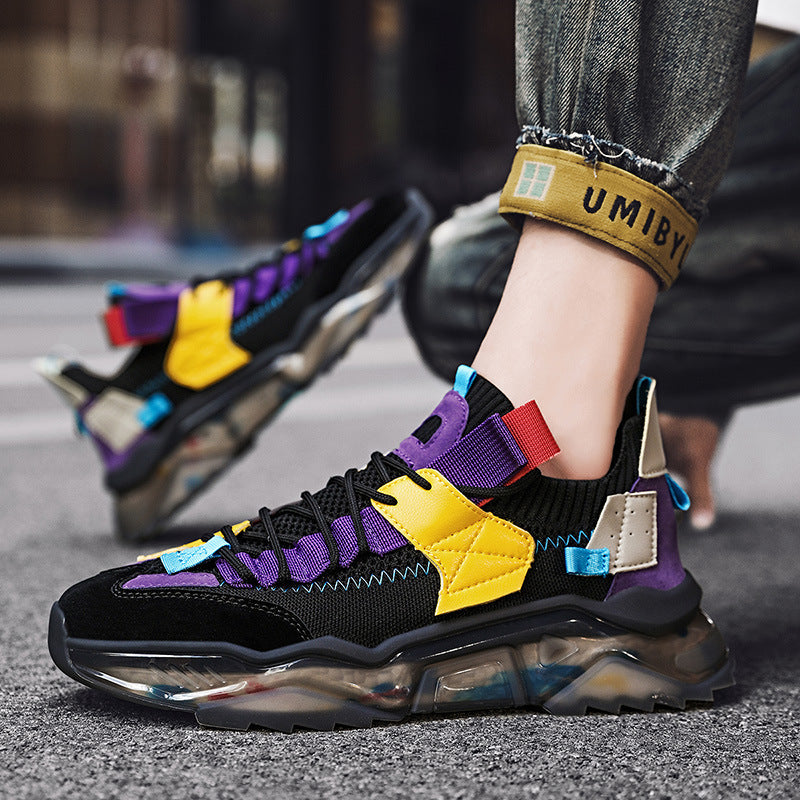 Damen Sneaker Outdoor Atmungsaktiv Rutschfest Schwarz