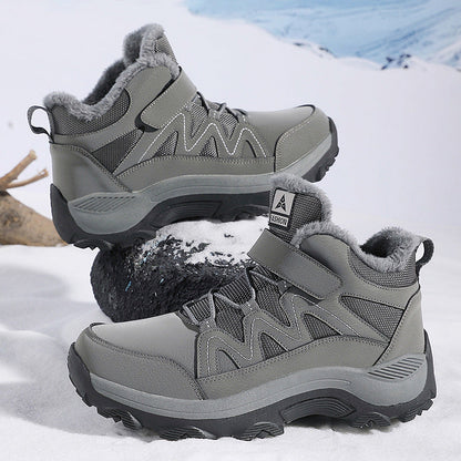 Herren Wanderschuhe Winter Warm Isoliert Knöchelschutz