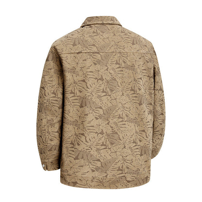 Herren Jacke Lässig Urban Style Allover Print