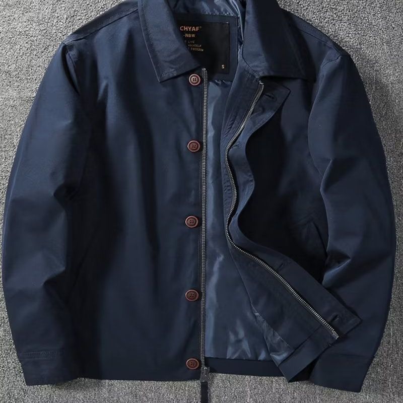 Herren Übergangsjacke Modern mit Taschen Praktisch
