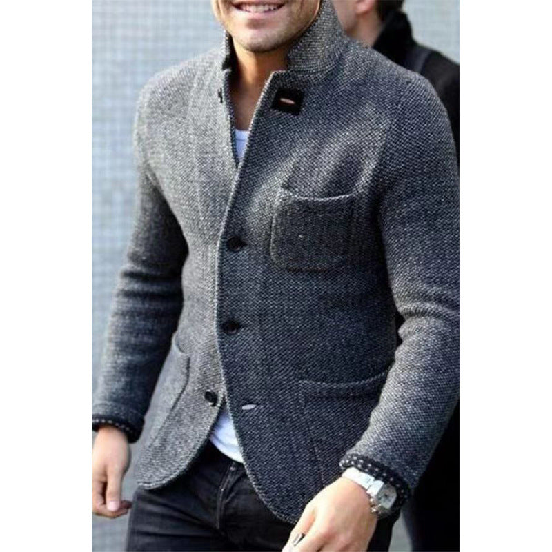 Herren Blazer Modern Strukturiert Elegant
