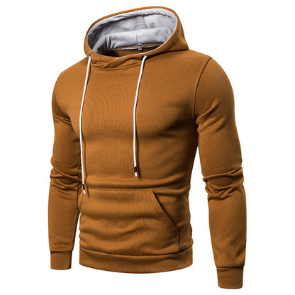 Herren Kapuzenpullover Soft Baumwolle Kängurutasche Modern
