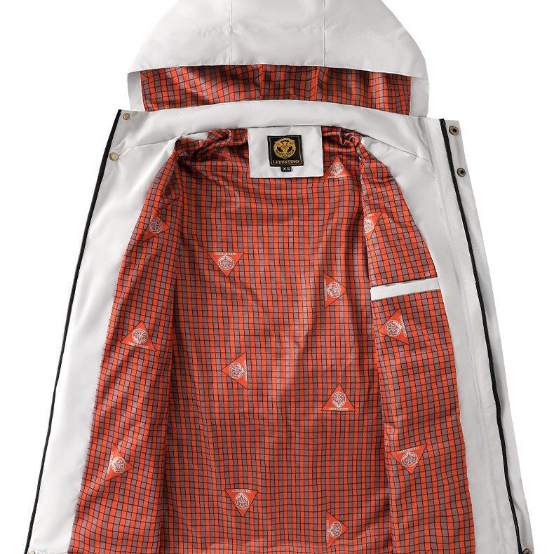 Herren Wasserfeste Parkajacke Funktionell Outdoor